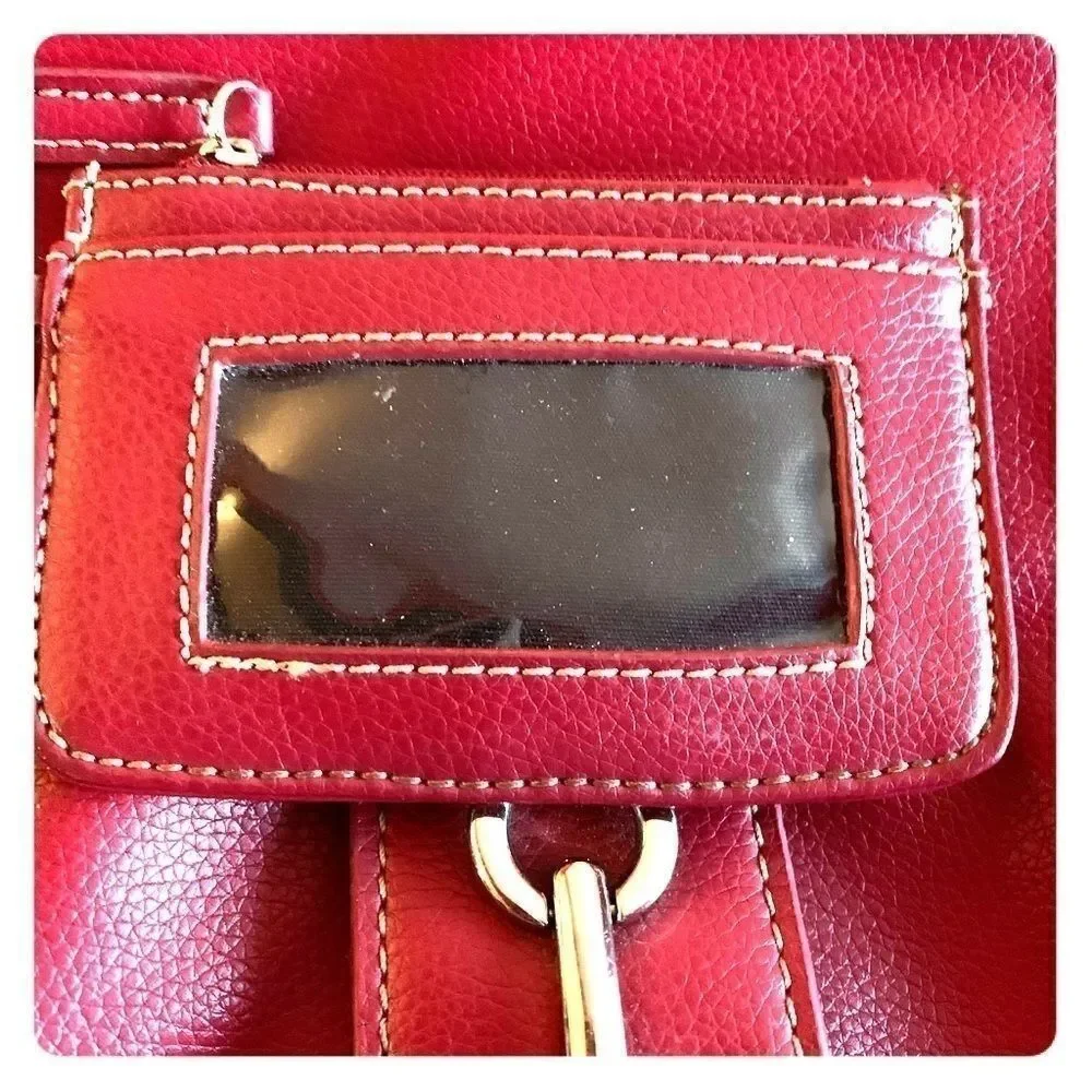 Red Croft and Barrow Soho Bag + Bonus Wallet